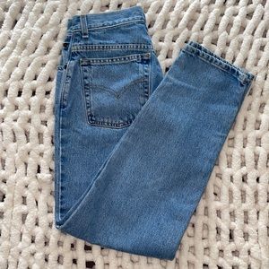 Vintage Levis 550 Relaxed Fit Tapered Leg Size 8 MIS S